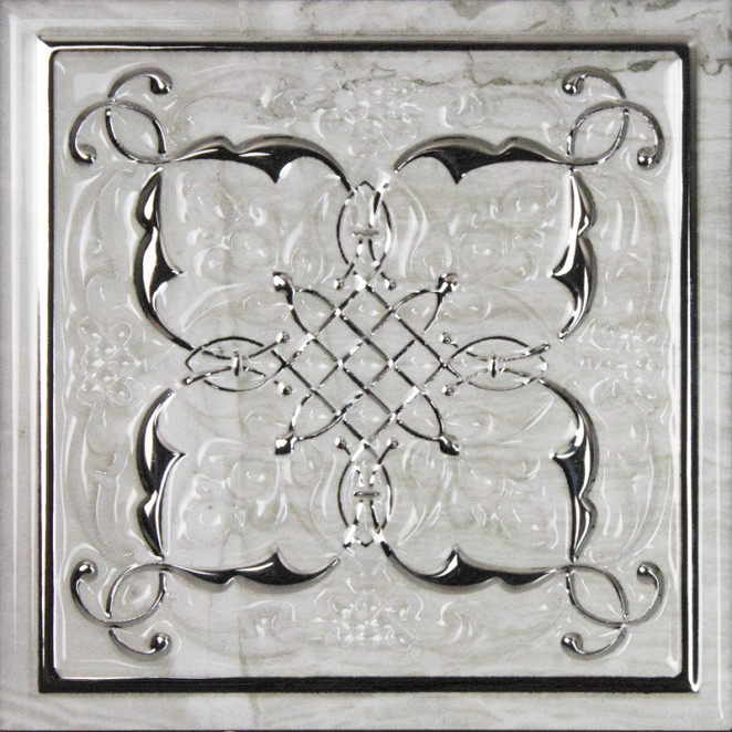 Monopole Petra Dec Armonia Petra Brillo Bisel Silver, B 15x15