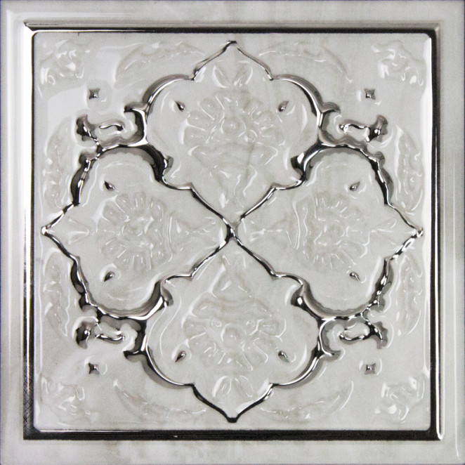 Monopole Petra Dec Armonia Petra Brillo Bisel Silver, C 15x15