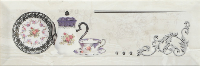 Monopole Petra Decor Pranzo Silver B 10x30