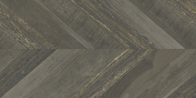 Aparici Chevron Walnut Stamp 49.75x99.55