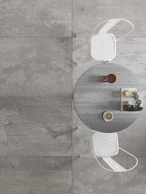 Refin Design Industry Oxyde Dark R   60x60