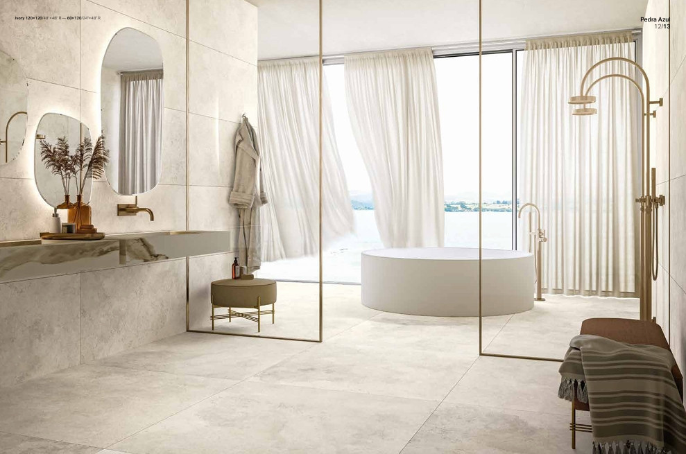 Refin Pedra Azul Hammered Greige R 60x120