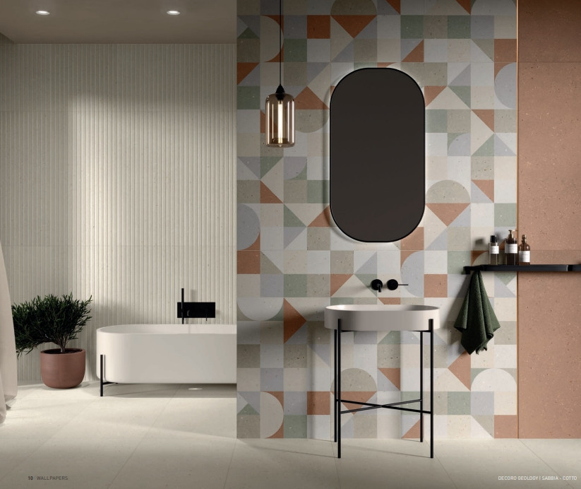 DaDo Ceramica Wallpaper Blue Forest 60x120