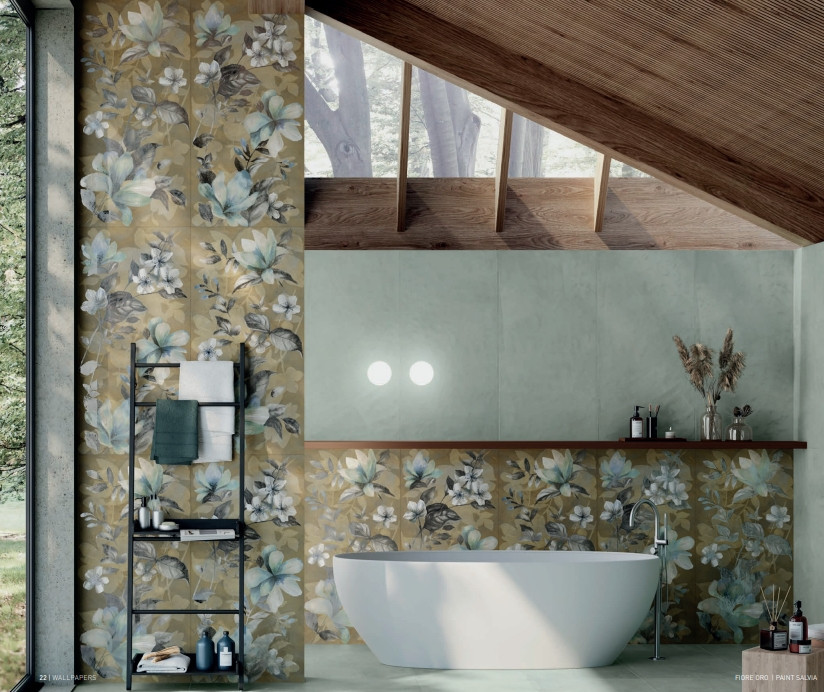 DaDo Ceramica Wallpaper Blue Forest 60x120