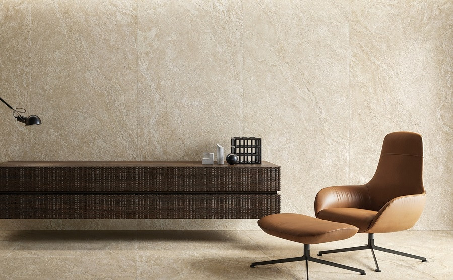 Piemme Valentino Stone Revolution Travertino Creme Satin Ret 120x280