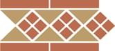 TopCer Octagon Border Lisbon-1 Yellow Caramel 15x28