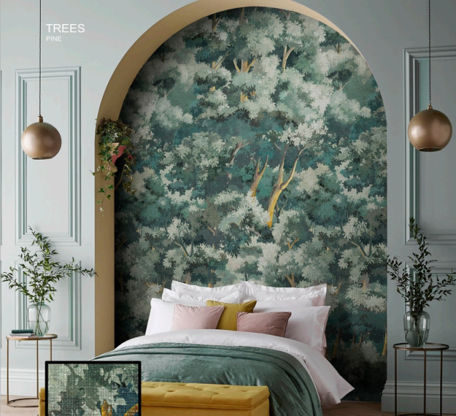 La Bottega del Decoro Grandi Lastre Trees Silk 120x280