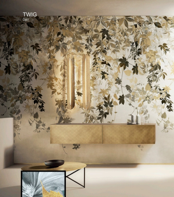 La Bottega del Decoro Grandi Lastre Twig Night 120x280