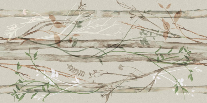 Energieker Wallart Herbarium 60X120