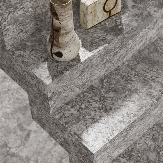 Ariostea Ultra Graniti Silver Wave 150x300 top lapped