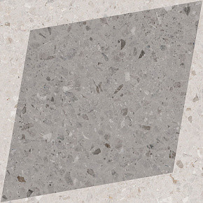 WoW Drops Natural Drops Rhombus Decor Grey
