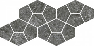 ITALON Magma Graphite Mosaico Prism 41.3x20.5
