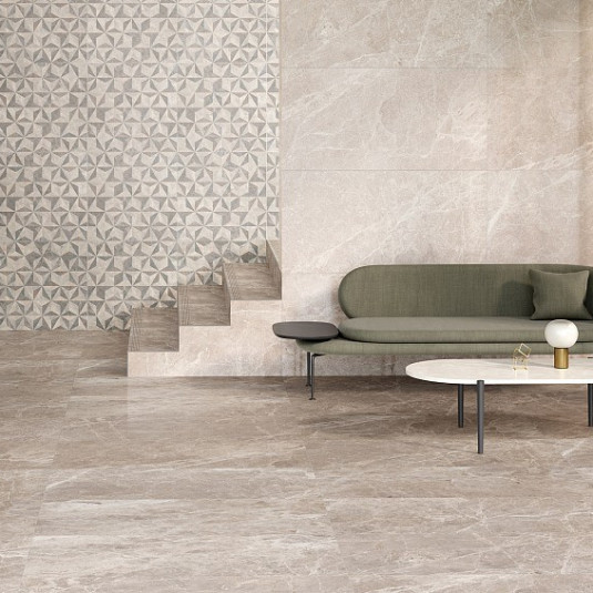 VITRA Marmostone Темно-серый 7ЛПР R9 9мм 60x120