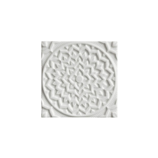 Adex Earth Relieve Mandala Cosmos Ash Gray 15x15