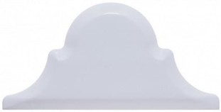 Adex Renaissance Arabesco Biselado Remate Snow Cap 7.5x15