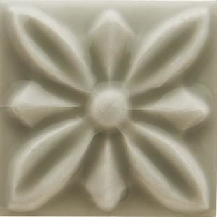 Adex Studio Taco Relieve Flor 1 Graystone 3x3