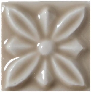 Adex Studio Taco Relieve Flor 1 Silver Sands 3x3
