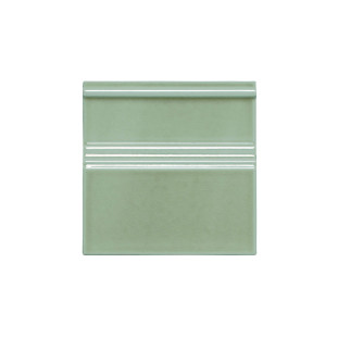 Adex Modernista Rodapie Clasico C/C Verde Claro 15x15