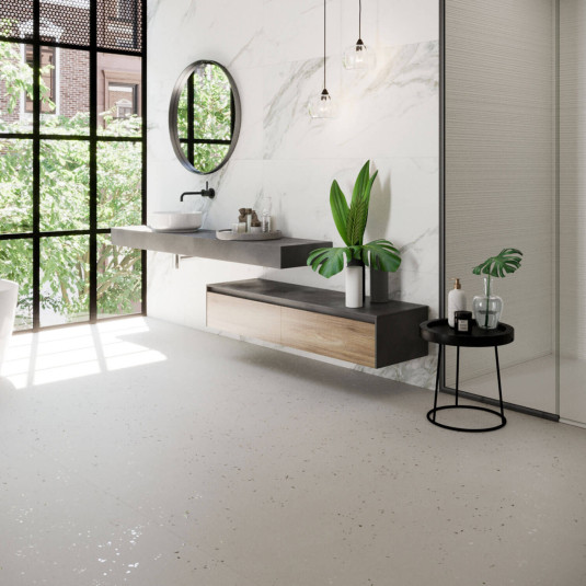Porcelanite Dos Helsinki Bianco 100x100