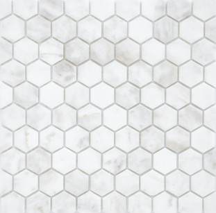 LeeDo Pietrine Hexagonal Dolomiti Bianco Mat hex 28.5x30.5