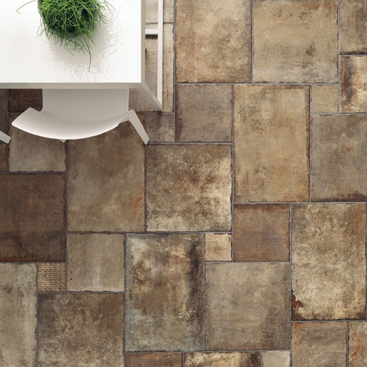Fioranese Heritage Exagona Deco Exagona Texture 3 Nat 34.5x40