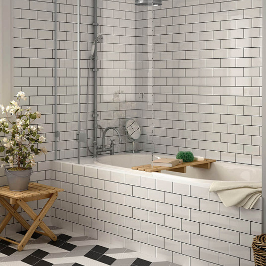 Equipe Rhombus Wall Light Grey 15,2x26,3