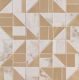 Fap Roma Gold Calacatta Delicato/Onice Miele Slash Mosaico 30.5x30.5