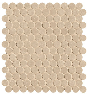 Fap Nobu Beige Gres Round Mosaico Matt 29,5х32,5