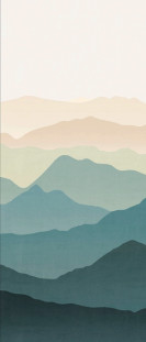 La Bottega del Decoro Grandi Lastre Landscape Teal 120x280