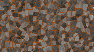 La Bottega del Decoro Grandi Lastre Palladian Arancio 120x280
