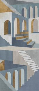 La Bottega del Decoro Grandi Lastre Metafisica Miss 120x280