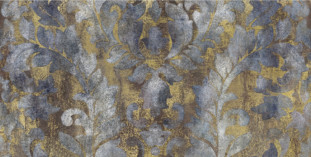 La Bottega del Decoro Damask Blu 60x120
