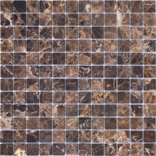 LeeDo Pietrine 4 mm Emperador Dark POL 23x23