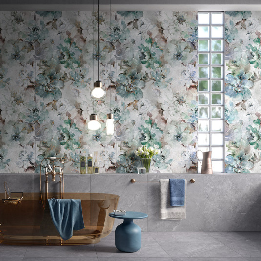 Mirage Papier Maison Blue 60x120