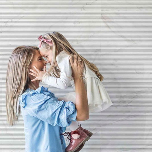 Marazzi Marbleplay Wall White str.Gem 3D 30x90