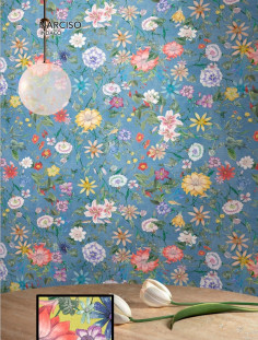 La Bottega del Decoro Grandi Lastre Narciso Indaco 120x280