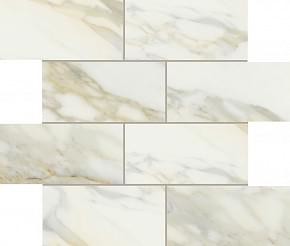 Rex Ceramiche Etoile de Rex Creme Glossy Mosaico 7.5x15 30x30
