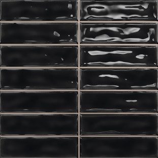 Absolut Keramika Sticks Black 20x20