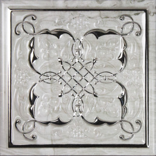Monopole Petra Dec Armonia Petra Brillo Bisel Silver, B 15x15