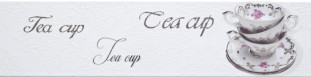 Monopole Veronica Decor Veronica Brillo Tea Cup Blanco 10x40