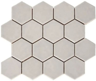 Amadis Art Deco Matt on Mesh Cement Grey 32x28