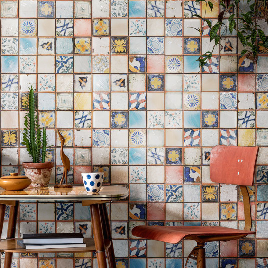 La Bottega del Decoro Rinascimento Composizione Random 4 Pezzi 30x30