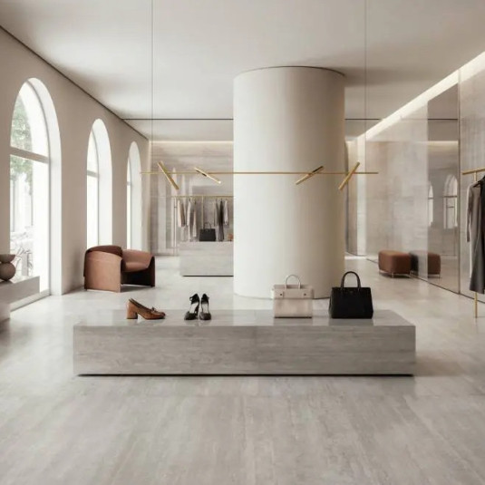 Refin Prestigio Travertino Dorico Grigio R 60x120