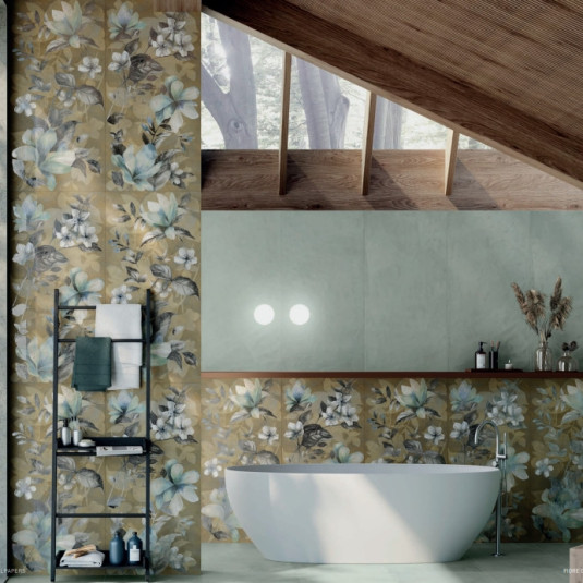 DaDo Ceramica Wallpaper Blue Forest 60x120