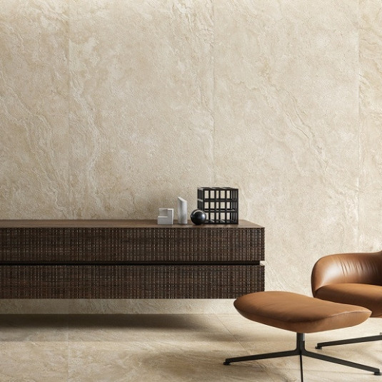 Piemme Valentino Stone Revolution Travertino Creme Satin Ret 120x280