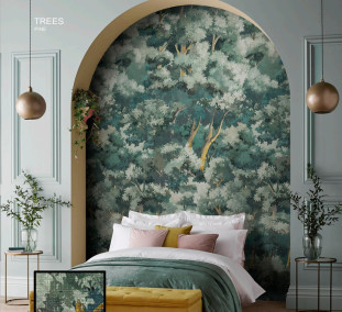 La Bottega del Decoro Grandi Lastre Trees Silk 120x280